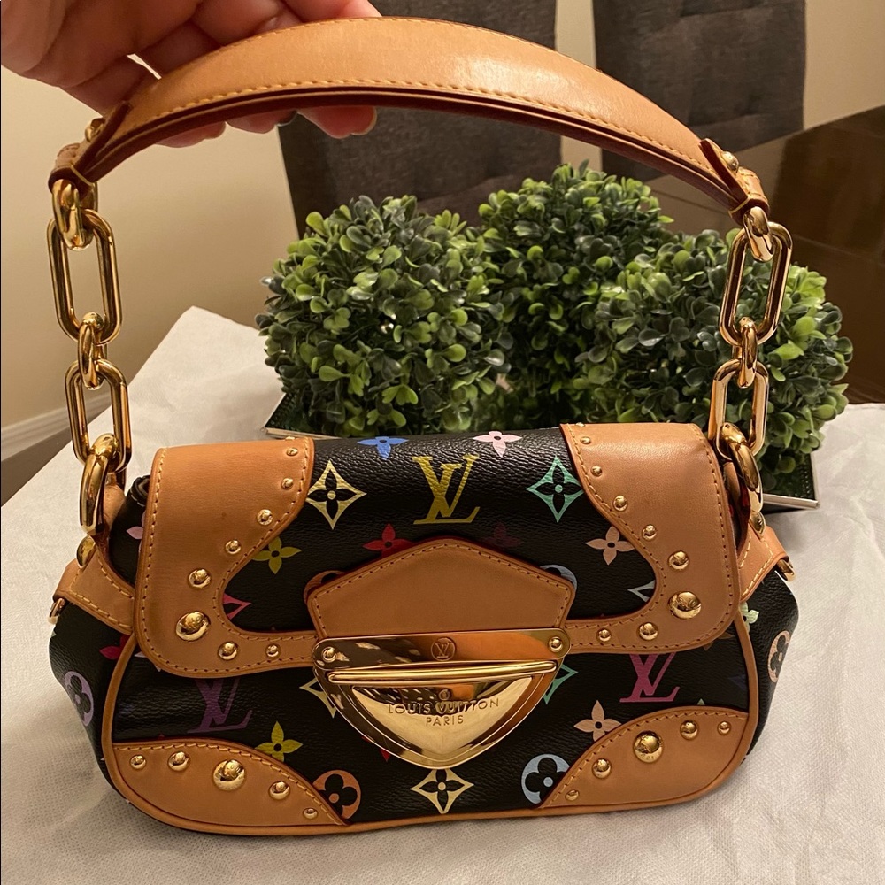 LOUIS VUITTON Monogram Multicolor Marilyn Black